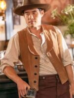 Raymond Lee Quantum Leap Brown Vest