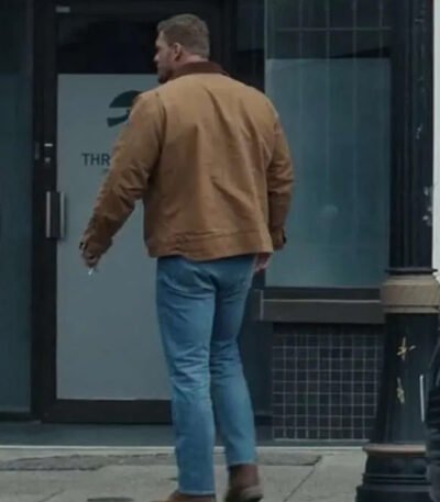 Reacher Alan Ritchson Brown Jacket