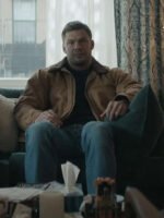 Reacher Alan Ritchson Brown Jacket