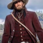 Red Dead Redemption 2 Frock Maroon Coat