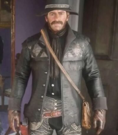 Red Dead Redemption 2 Gunslinger Black Fringe Jacket