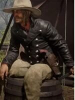 Red Dead Redemption 2 Micah Bell Tail Black Leather Jacket