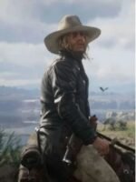 Red Dead Redemption 2 Micah Bell Tail Black Leather Jacket