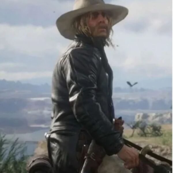 Red Dead Redemption 2 Micah Bell Tail Black Leather Jacket