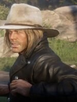 Red Dead Redemption 2 Micah Bell Tail Black Leather Jacket