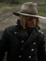 Red Dead Redemption 2 Micah Bell Tail Black Leather Jacket