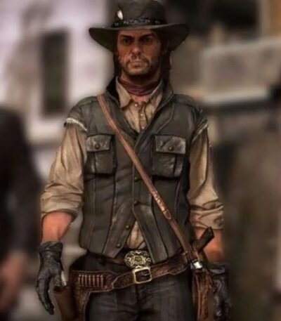 Red Dead Redemption John Marston Leather Vest