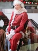 Red One JK Simmons Santa Claus Suede Jacket