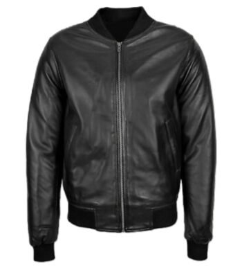Ren Hiro King of Killers Black Bomber Leather Jacket