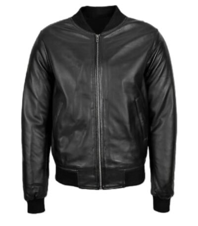 Ren Hiro King of Killers Black Bomber Leather Jacket