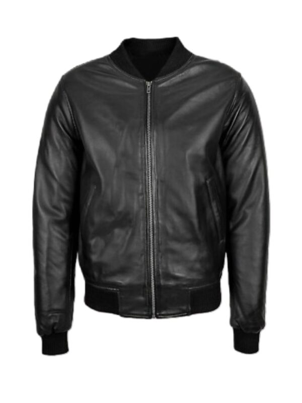 Ren Hiro King of Killers Black Bomber Leather Jacket