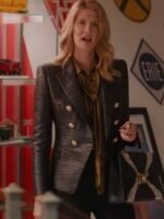 Renata Klein Big Little Lies Black Biker Jacket
