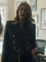 Renata Klein Big Little Lies Black Biker Jacket