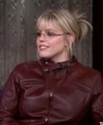 Renee Rapp Red Leather Jacket
