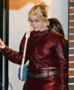 Renee Rapp Red Leather Jacket