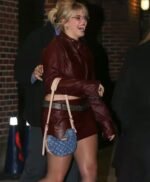 Renee Rapp Red Leather Jacket