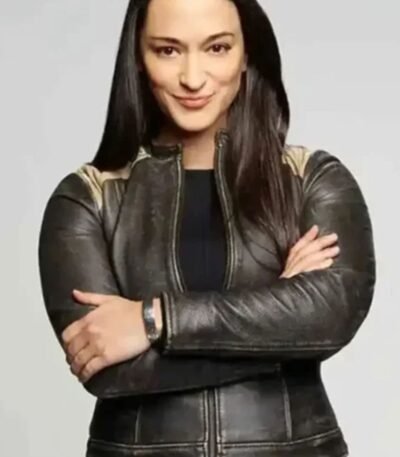 Resident Alien Asta Twelvetrees Biker Leather Jacket