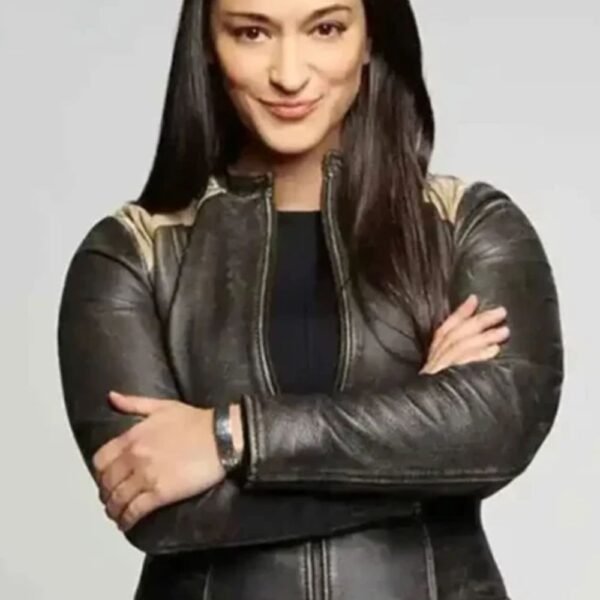 Resident Alien Asta Twelvetrees Biker Leather Jacket