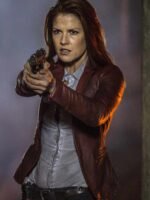 Resident Evil the Final Chapter Claire Redfield Maroon Jacket