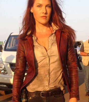 Resident Evil the Final Chapter Claire Redfield Maroon Jacket