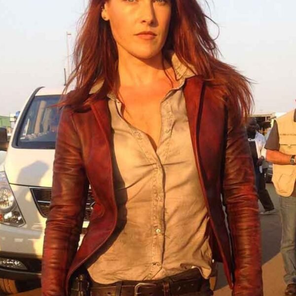 Resident Evil the Final Chapter Claire Redfield Maroon Jacket