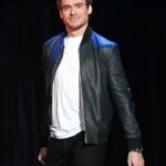 Richard Madden Eternals Premier Bomber Leather Jacket
