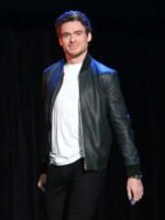 Richard Madden Eternals Premier Bomber Leather Jacket