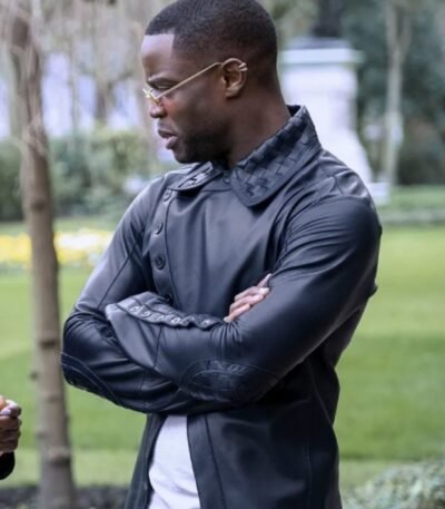 Riches 2022 Emmanuel Imani Black Leather Jacket