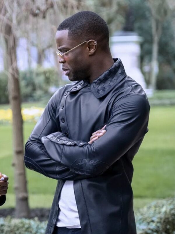 Riches 2022 Emmanuel Imani Black Leather Jacket
