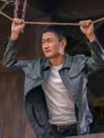 Ride On Jing 2023 Wu Black Leather Jacket