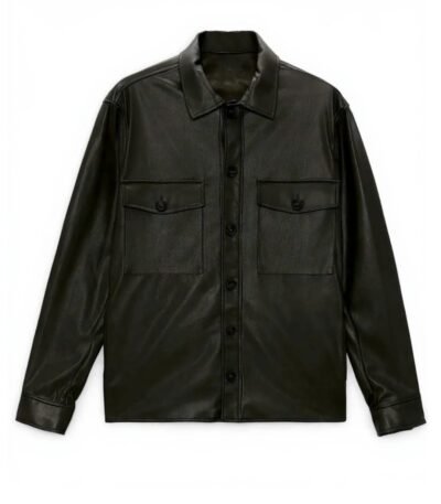 Ride On Jing 2023 Wu Black Leather Jacket
