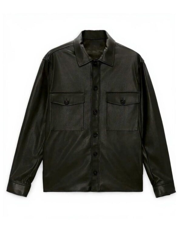 Ride On Jing 2023 Wu Black Leather Jacket