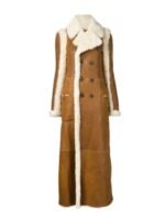 Rihanna Shearling Coat