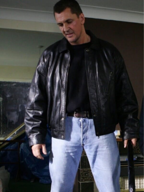 Rise of the Footsoldier 2023 Craig Fairbrass Black Leather Jacket