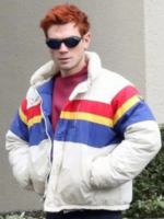 Riverdale Archie Andrews White Puffer Jacket