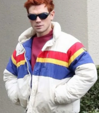 Riverdale Archie Andrews White Puffer Jacket