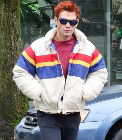 Riverdale Archie Andrews White Puffer Jacket