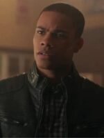 Riverdale Chuck Clayton Cafe Racer Biker Leather Jacket
