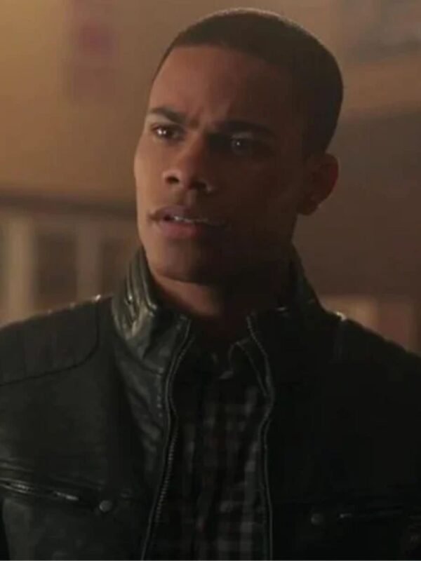 Riverdale Chuck Clayton Cafe Racer Biker Leather Jacket