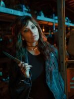 Riverdale Gladys Jones Black Biker Leather Jacket
