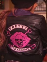 Riverdale Pretty Poisons Skull and Bones Leather Jacket