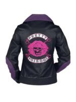 Riverdale Pretty Poisons Skull and Bones Leather Jacket