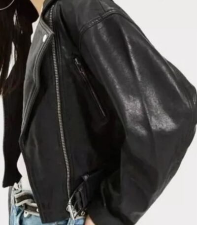 Riverdale S03 Alice Cooper Biker Leather Jacket