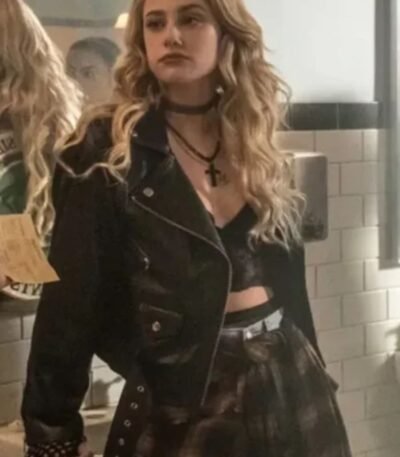 Riverdale S03 Alice Cooper Biker Leather Jacket