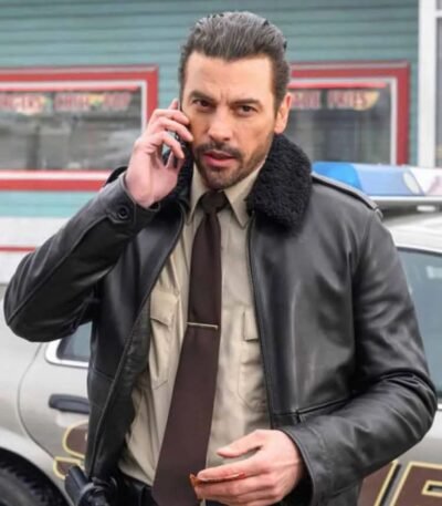 Riverdale S03 FP Jones Black Fur Collar Leather Jacket