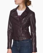 Riverdale S05 Betty Cooper Coffee Brown Biker Leather Jacket
