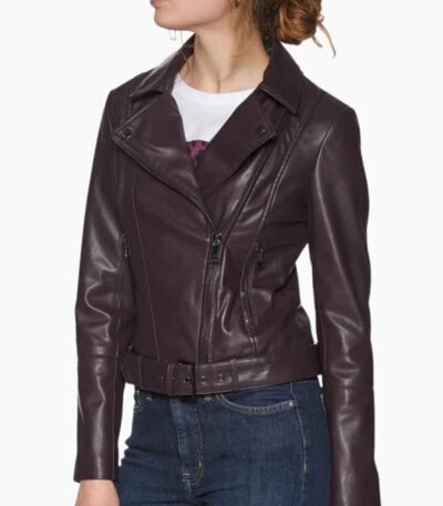 Riverdale S05 Betty Cooper Coffee Brown Biker Leather Jacket