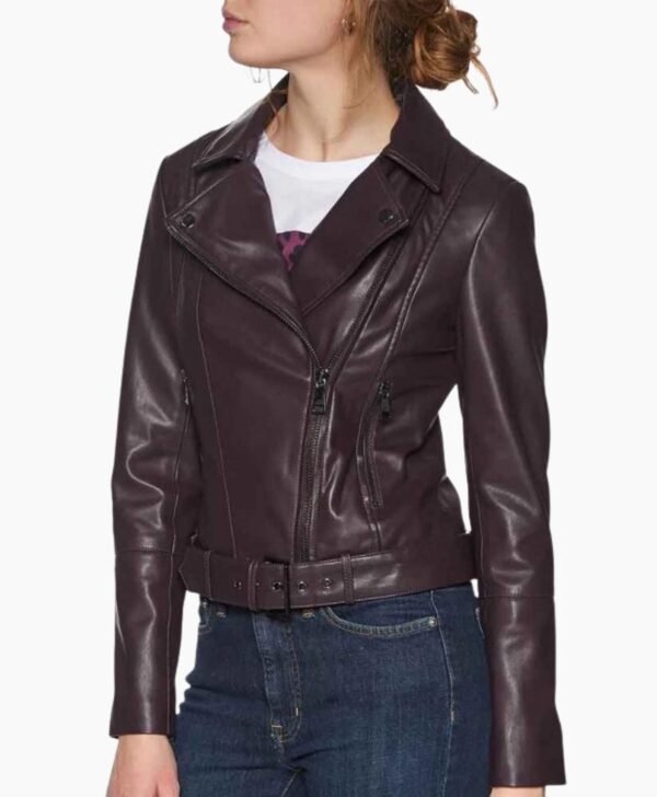 Riverdale S05 Betty Cooper Coffee Brown Biker Leather Jacket