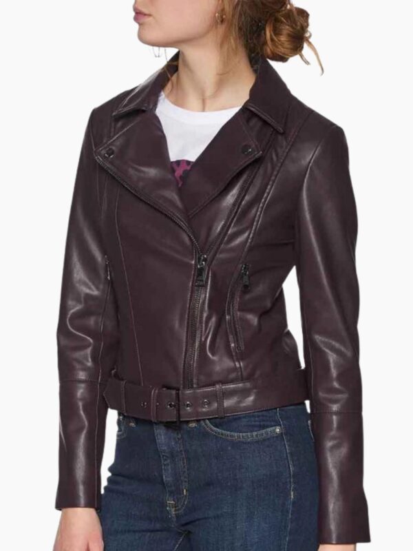 Riverdale S05 Betty Cooper Coffee Brown Biker Leather Jacket