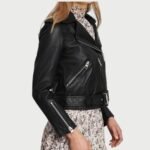 Riverdale S05 Betty Cooper Cropped Black Leather Jacket
